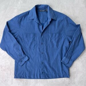 John Henry Men’s Long Sleeve Button-down Casual Dress Shirt Size Small